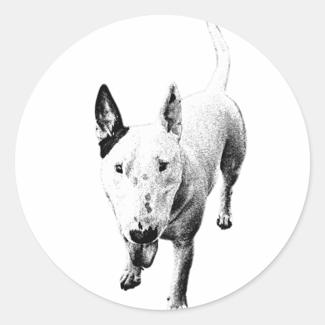 Bull Terrier Sticker – Grit Sticks (Front)