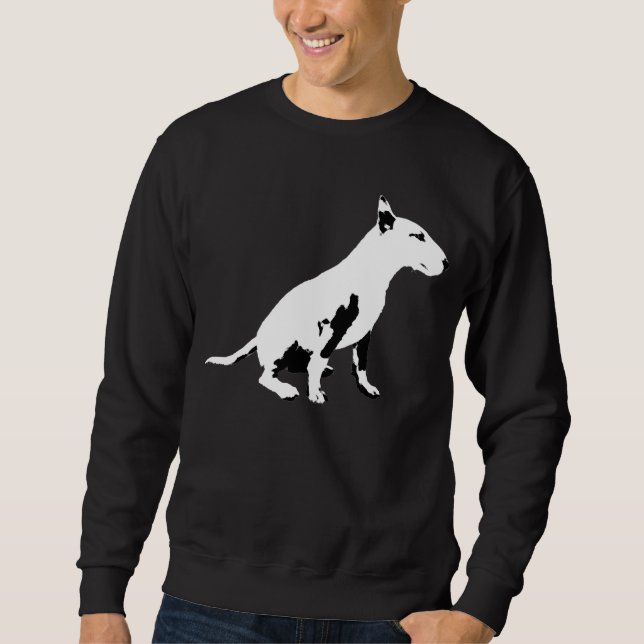 Bull Terrier Sweatshirt Bull Terrier Dog Shirts (Front)