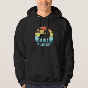 Bull Terrier Whisperer Cool Retro Sunset Vintage P Hoodie