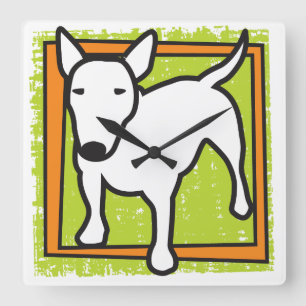 Bull Terriers Custom Wall Clock