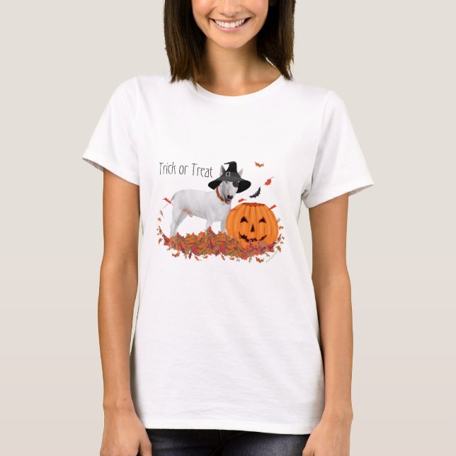 Bull Terriers Halloween T-Shirt (Front)