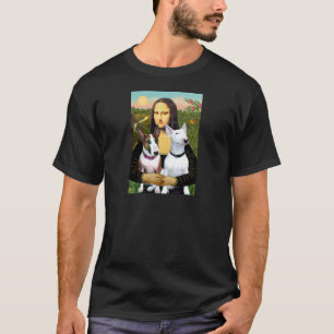 Bull Terriers (Two) - Mona Lisa T-Shirt