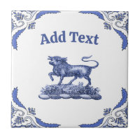 Bull  Tile, Dutch Look, Personalise Tile