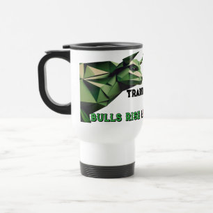 Bull vs. Bear Market Battle Travel Mug for Investo