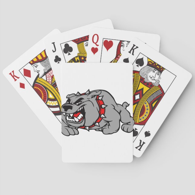 bulldog2 playing cards (Back)