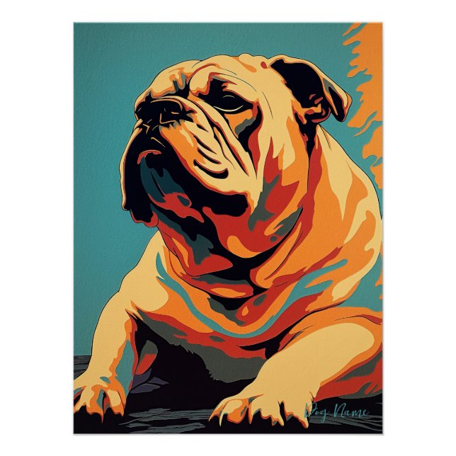 Bulldog 002 - Bruno Pokopen Poster (Front)