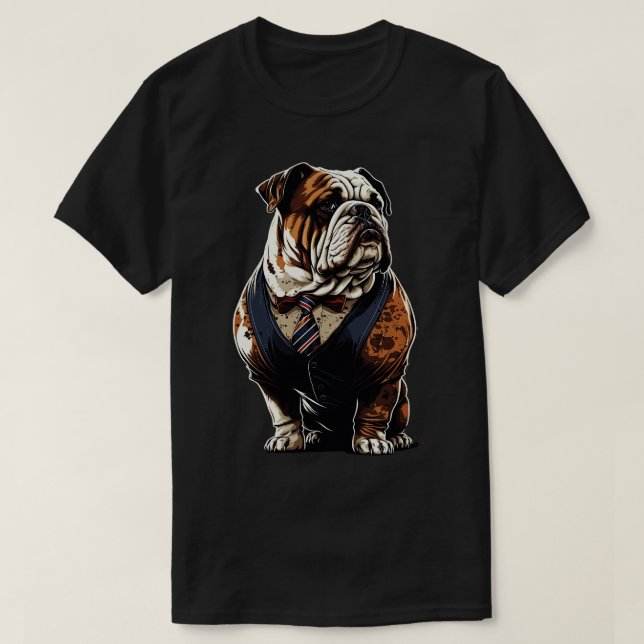 Bulldog 1 T-Shirt (Design Front)