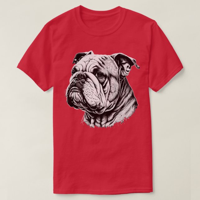 Bulldog 3 T-Shirt (Design Front)