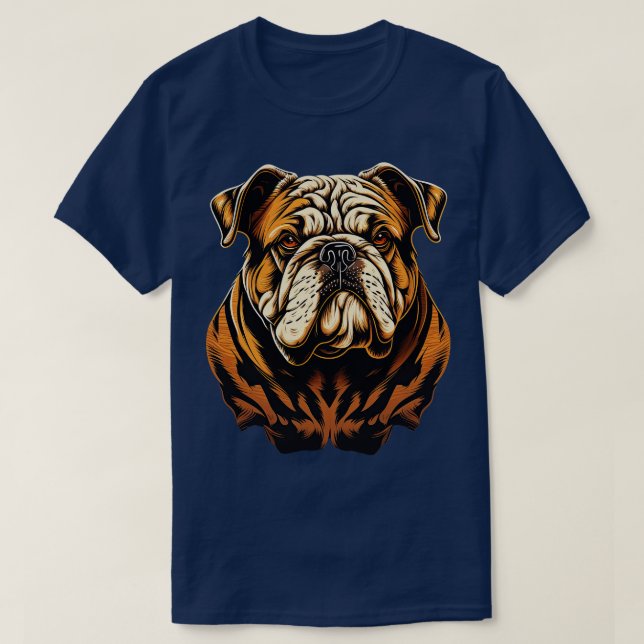 Bulldog 5 T-Shirt (Design Front)