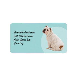 Bulldog Address Label