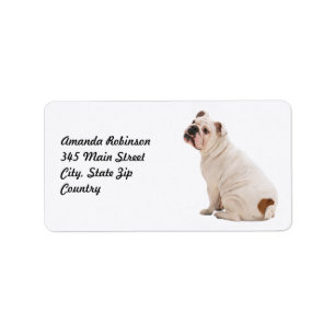 Bulldog Address Label