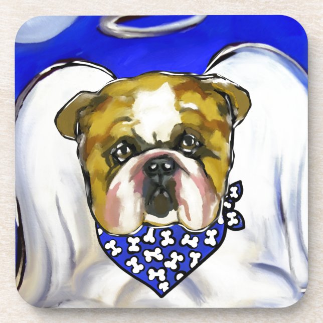 Bulldog Angel Coaster (Front)