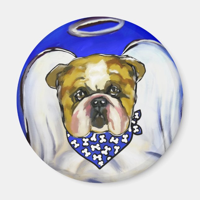 Bulldog Angel Magnet (Front)