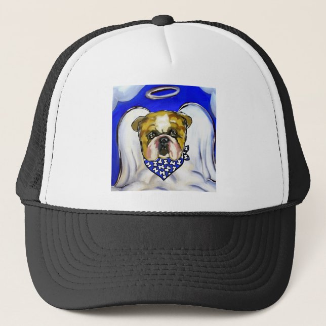 Bulldog Angel Trucker Hat (Front)
