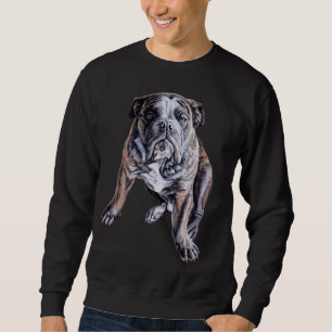 Bulldog Art Shirt English Bulldog Sweatshirts
