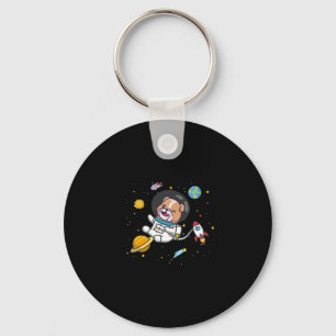 Bulldog Astronaut Key Ring