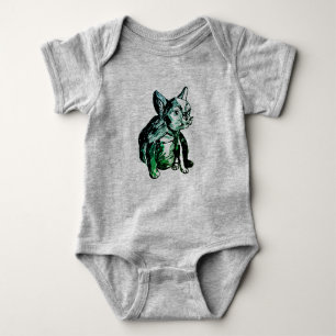 Bulldog Baby French Bulldog Baby Football Bodysuit