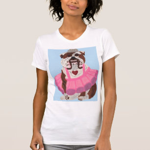 Bulldog Ballerina T-Shirt
