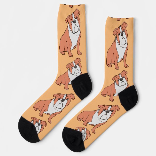 Bulldog Breed Thunder_Cove Socks (Left)