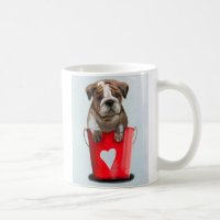 Bulldog Bucket Of Love Red 2