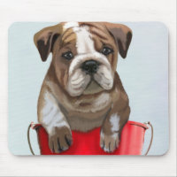 Bulldog Bucket Of Love Red 2