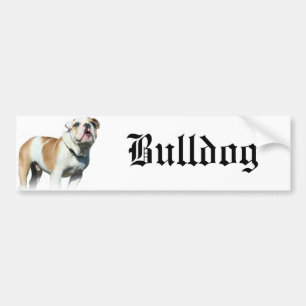 bulldog bumper sticker