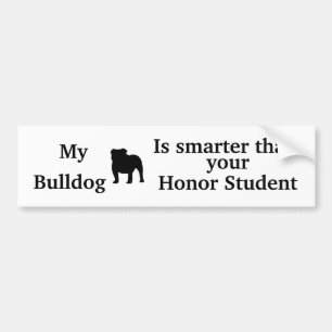 Bulldog Bumper Sticker