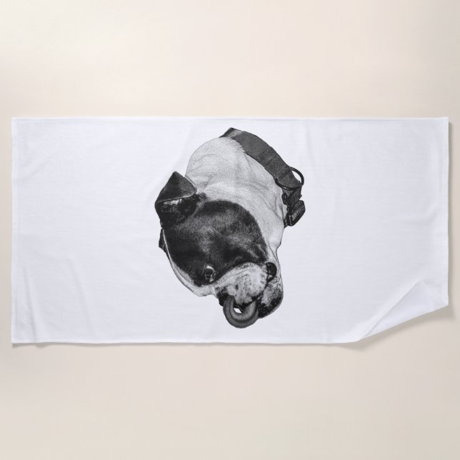 Bulldog Calm Shore Towel (Front)