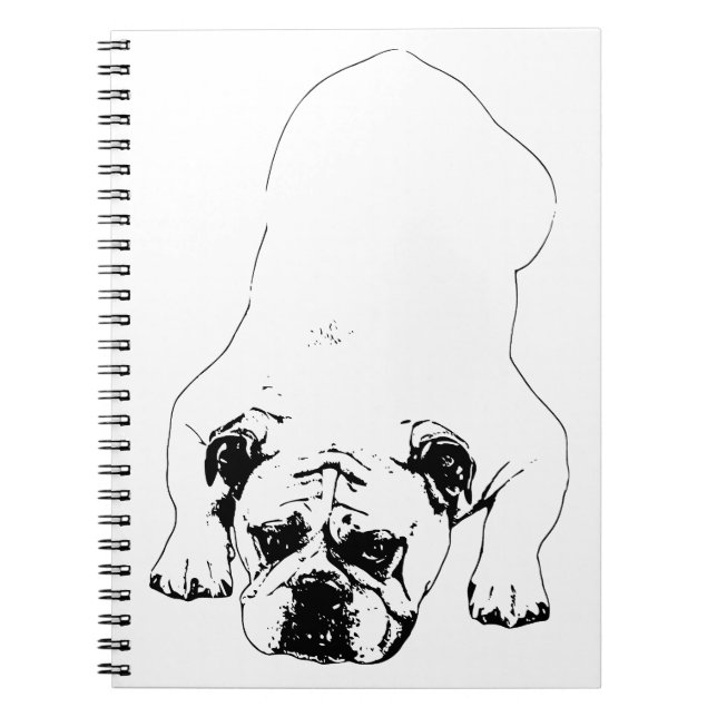 Bulldog Calm Thoughts Journal (Front)