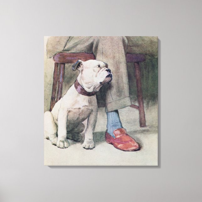 Bulldog Canvas Print (Front)