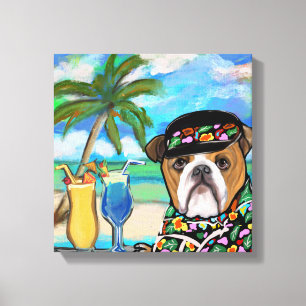 Bulldog canvas print