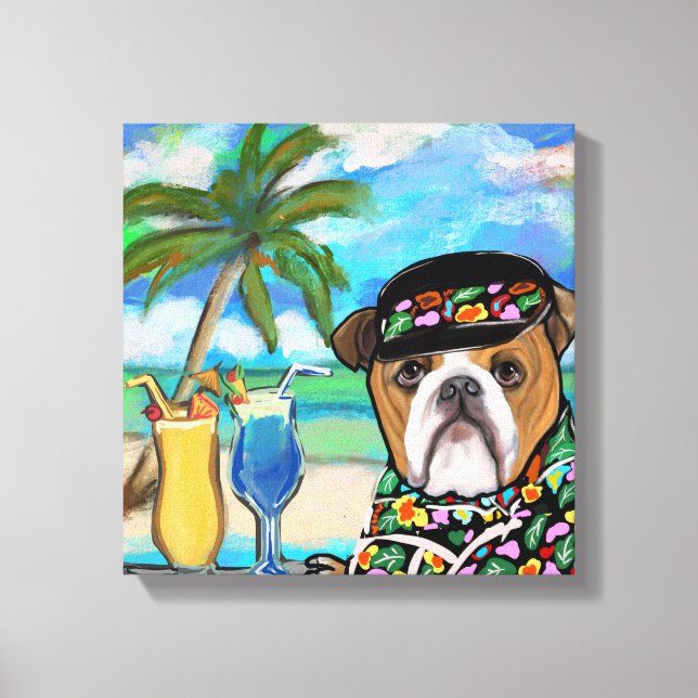 Bulldog             canvas print (Front)