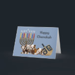Bulldog Chanukah Card Menorah Dreidel2<br><div class="desc">Remembering family and friends during the Chanukah season is a wonderful way to keep in touch with the people you love and care about. I these these chanukah cards with love care and I am created dog loves dogs will be delighted to receive them. You from the key the option...</div>