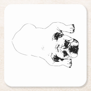 Bulldog Cheer Table Coaster
