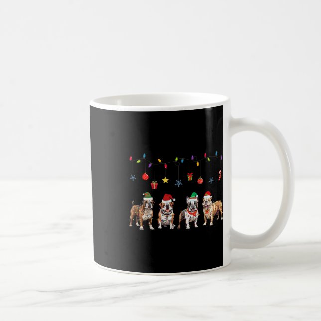 Bulldog Christmas6  Coffee Mug (Right)