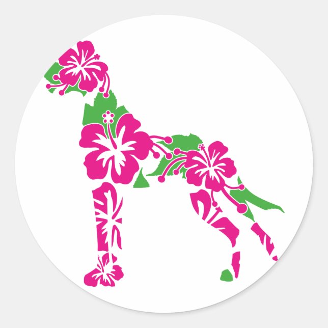 Bulldog Classic Round Sticker (Front)