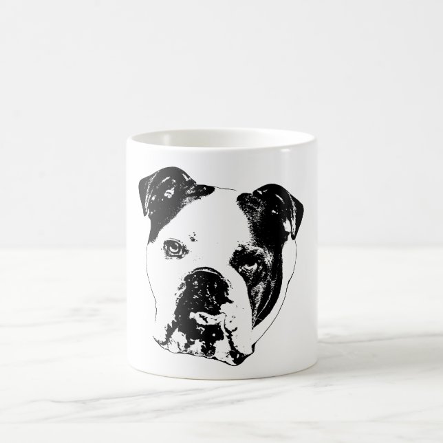 Bulldog Close-Up Holiday Mug (Center)