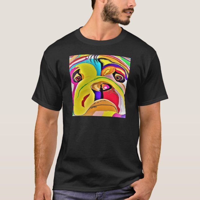 Bulldog Close-up T-Shirt (Front)