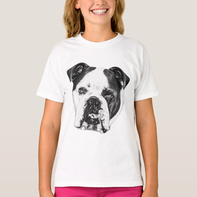 Bulldog Close-Up Tee (Front)