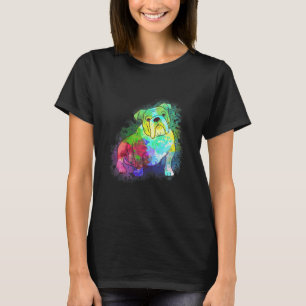 Bulldog Clothes For English Bulldog Momanddad Bull T-Shirt