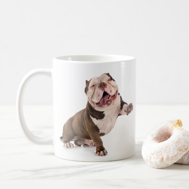 Bulldog Coffee Mug (With Donut)