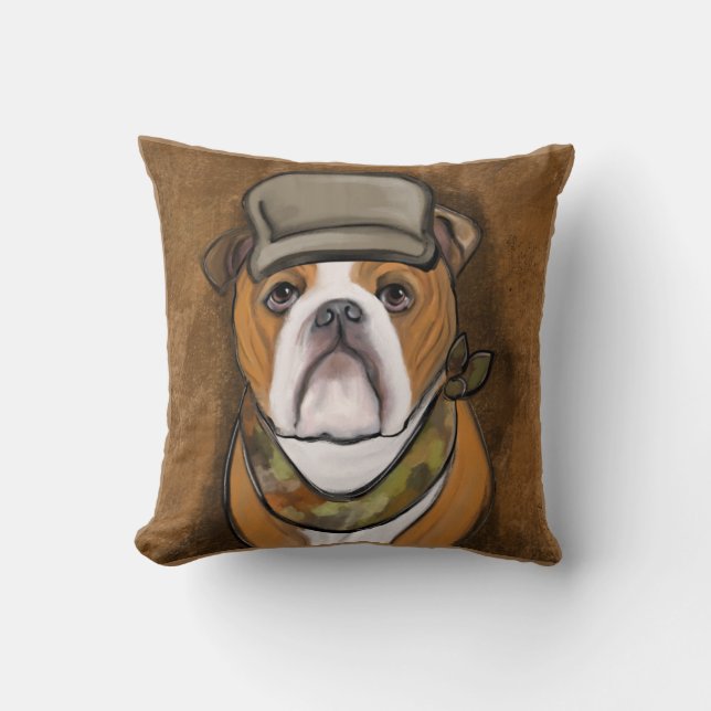 Bulldog                cushion (Front)