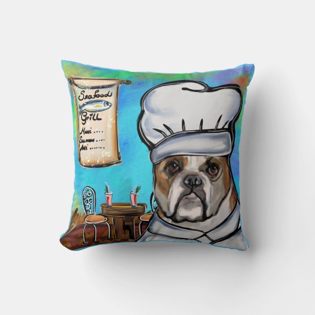 Bulldog             cushion (Front)