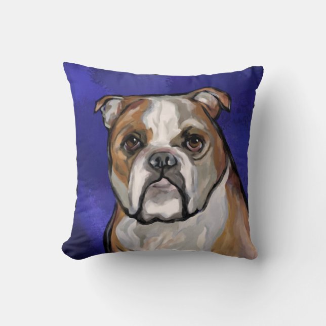 Bulldog      cushion (Front)