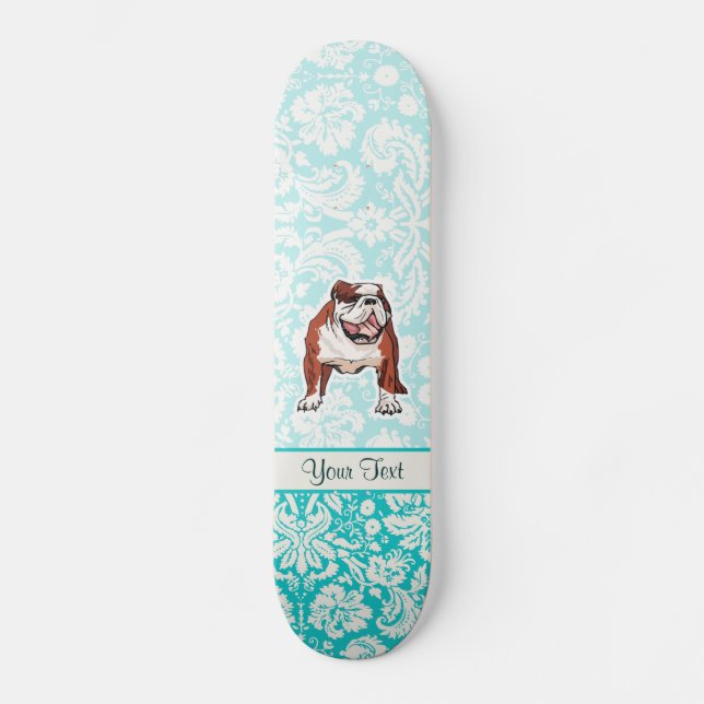 Bulldog; Cute Skateboard (Front)
