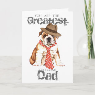 Bulldog Dad Card
