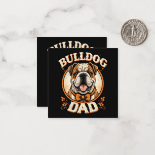 Bulldog Dad – Cute Vintage Bulldog Father’s Day Card