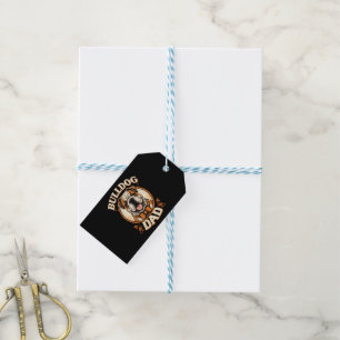 Bulldog Dad – Cute Vintage Bulldog Father’s Day Gift Tags