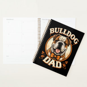 Bulldog Dad – Cute Vintage Bulldog Father’s Day Planner