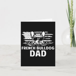 Bulldog Dad Frenchie Lover Gift Dog Owner Card
